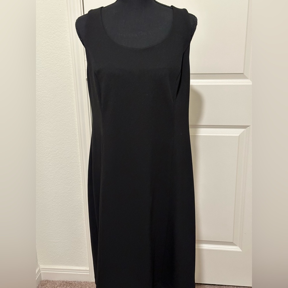 Nicolette Women’s 2pc black suit(jacket and dress) - Picture 2 of 6